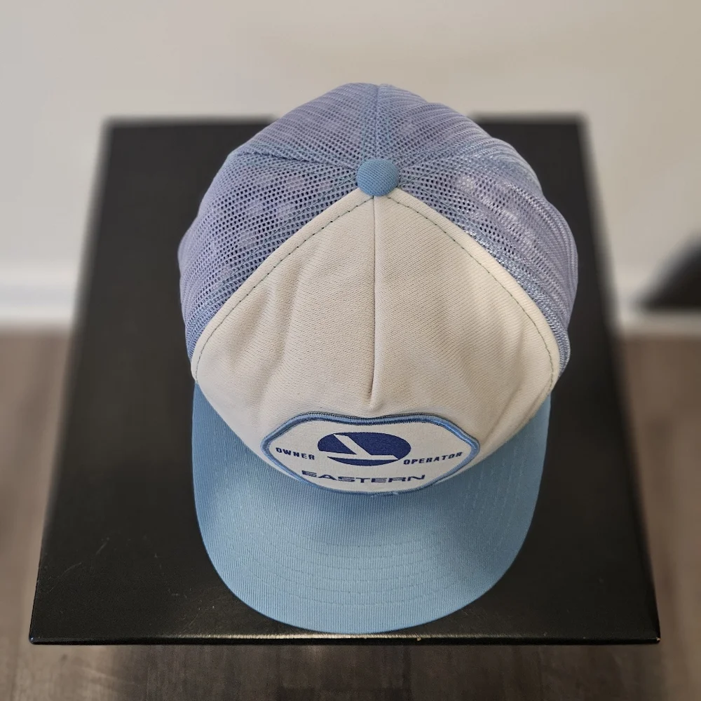 Eastern Airlines Snapback Hat‎ Mesh Trucker Cap Vintage 80's